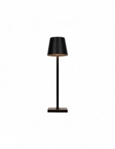 LAMPARA MESA NEGRA 3.5W CON...
