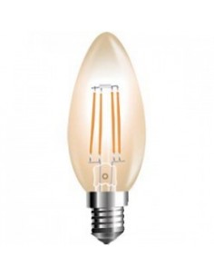 BOMBILLA LED C37 (VELA) E14...