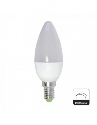 BOMBILLA LED C37 (VELA) E14 5W DIMABLE