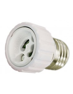 ADAPTADOR BLANCO E27 A GU10