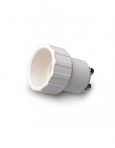 ADAPTADOR BLANCO GU10 A E14