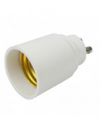 ADAPTADOR BLANCO GU10 A E27