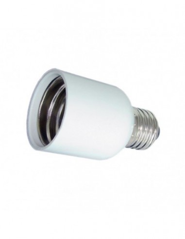 ADAPTADOR BLANCO E27 A E40