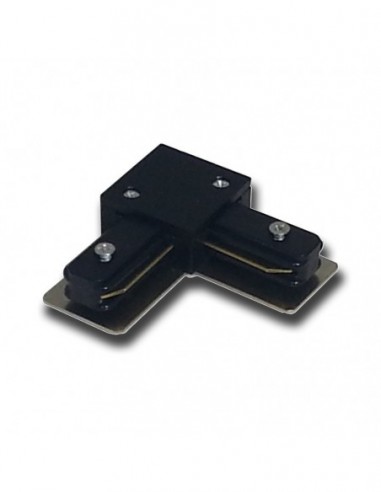 UNION EN L PARA CARRIL MONOFÁSICO NEGRO