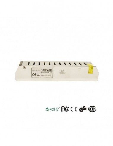 TRANSFORMADOR 24V 100W (4,17A) IP20