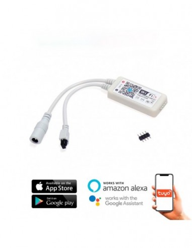 CONTROLADOR RGB 12V-24V 8A WIFI CON...