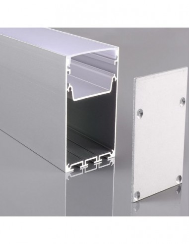 PERFIL 2m. ALUMINIO ANCHO CON KIT...