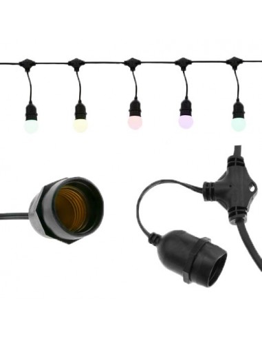 GUIRNALDA 10m PARA 20xE27 (BOMBILLAS...